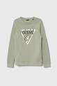 Guess hanorac de bumbac pentru copii print verde J74Q10.KAUG0.9BYX