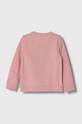 Dětská bavlněná mikina Guess K3YQ04.KA6R4.9BYX růžová AW23
