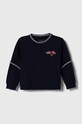 Детская хлопковая кофта Guess без капюшона тёмно-синий K3YQ06.KA6R0.9BYX