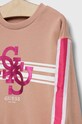 Κοριτσίστικα Παιδική βαμβακερή μπλούζα Guess K3YQ08.KA6R3.9BYX ροζ