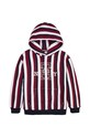 Tommy Hilfiger bluza bawełniana dziecięca z kapturem bordowy KS0KS00495.9BYX