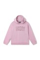 Dětská bavlněná mikina Dkny s kapucí fialová D55000.162.174