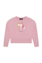 Karl Lagerfeld felpa per bambini Z15456.86.108 rosa AW23