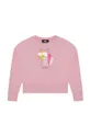 Karl Lagerfeld bluza dziecięca różowy