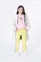 ροζ Παιδική μπλούζα Karl Lagerfeld Για κορίτσια