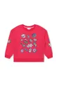 красный Детская хлопковая кофта Marc Jacobs Для девочек