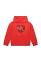 Dětská bavlněná mikina Michael Kors s kapucí červená R15213.114.150