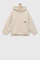 Calvin Klein Jeans bluza copii uni bej IG0IG02032.9BYX