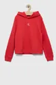 червоний Дитяча кофта Calvin Klein Jeans Для дівчаток