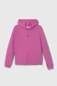 фіолетовий Дитяча кофта Calvin Klein Jeans Для дівчаток