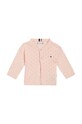 Tommy Hilfiger sweter bawełniany niemowlęcy pozostałe różowy KN0KN01678.9BYX