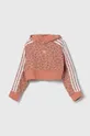 roza Otroški pulover adidas Originals Dekliški