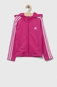 różowy adidas bluza dziecięca Dziewczęcy