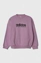 adidas bluza dziecięca pozostałe fioletowy IL4930