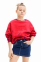 Дитяча бавовняна кофта Desigual бавовна рожевий 23WGSK05