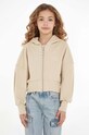 Παιδική μπλούζα Calvin Klein Jeans με ελαστάν μπεζ IG0IG02205.9BYX
