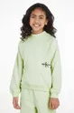 πράσινο Παιδική μπλούζα Calvin Klein Jeans Για κορίτσια