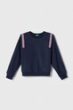United Colors of Benetton bluza dziecięca aplikacja granatowy 36FPC10E7.G.SEASONAL