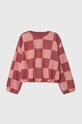 Дитяча бавовняна кофта United Colors of Benetton бавовна рожевий 3IKAC10FC.G.SEASONAL