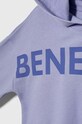 Dziewczynka United Colors of Benetton bluza bawełniana dziecięca 3J68C202L.G.SEASONAL fioletowy