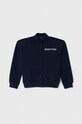 United Colors of Benetton bluza bawełniana dziecięca nadruk granatowy 3J68C502F.G.SEASONAL