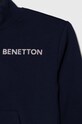 Dziewczynka United Colors of Benetton bluza bawełniana dziecięca 3J68C502F.G.SEASONAL granatowy