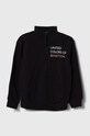 United Colors of Benetton bluza bawełniana dziecięca nadruk czarny 3J68C502F.G.SEASONAL