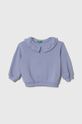 Дитяча бавовняна кофта United Colors of Benetton бавовна фіолетовий 3J68G10AW.P.SEASONAL