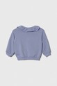 Дитяча бавовняна кофта United Colors of Benetton 3J68G10AW.P.SEASONAL фіолетовий AW23