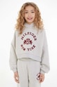 Dětská mikina Tommy Hilfiger směs šedá KG0KG07579.116.122.9BYX