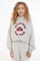 siva Otroški pulover Tommy Hilfiger Dekliški