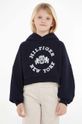Detská mikina Tommy Hilfiger melanž čierna KG0KG07579.116.122.9BYX
