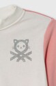 Fete United Colors of Benetton hanorac de bumbac pentru copii 3J70G5020.G.P.SEASONAL roz