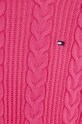 Tommy Hilfiger sweter bawełniany dziecięcy różowy KG0KG07629.74.122.9BYX
