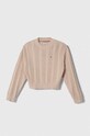 Παιδικό βαμβακερό πουλόβερ Tommy Hilfiger άλλο μπεζ KG0KG07629.128.176.9BYX