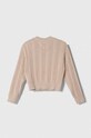 Παιδικό βαμβακερό πουλόβερ Tommy Hilfiger KG0KG07629.128.176.9BYX μπεζ AW23