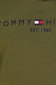 Παιδική βαμβακερή μπλούζα Tommy Hilfiger πράσινο KS0KS00205.128.176.9BYX