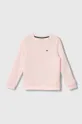 roza Otroški pulover Lacoste Dekliški