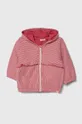 розовый Хлопковая кофта для младенцев United Colors of Benetton Для девочек