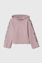 United Colors of Benetton bluza dziecięca z kapturem fioletowy 3GNSC502V.G.SEASONAL