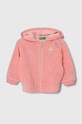Παιδική μπλούζα United Colors of Benetton με κουκούλα ροζ 3Y3EG501Z.G.P.SEASONAL