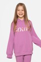 Coccodrillo bluza dziecięca z kapturem fioletowy ZC3132901VGB