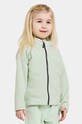 Детская кофта Didriksons MONTE KIDS FULLZIP без капюшона зелёный 505026