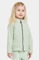 Didriksons bluza copii MONTE KIDS FULLZIP uni verde 505026