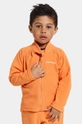 oranžová Detská mikina Didriksons MONTE KIDS FULLZIP Dievčenský