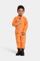 Didriksons bluza copii MONTE KIDS FULLZIP portocaliu 505026