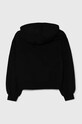 Παιδική βαμβακερή μπλούζα Pinko Up F3PIJGHS137 μαύρο AW23