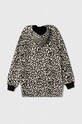 Παιδική μπλούζα United Colors of Benetton 35Y3C503H.G.SEASONAL μαύρο AW23