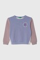 Дитяча кофта United Colors of Benetton візерунок фіолетовий 39M2G10BB.P.SEASONAL