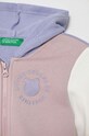 Dziewczynka United Colors of Benetton bluza dziecięca 39M2G502E.P.SEASONAL fioletowy